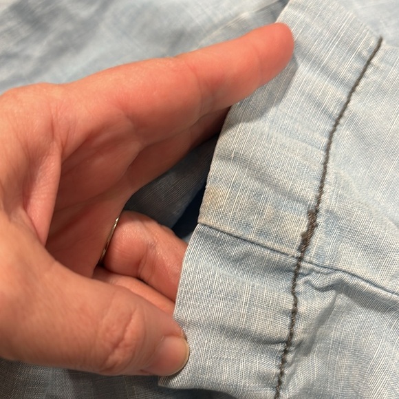 Pilcro and the letterpress by Anthropologie chambray denim pant size 30 - Picture 7 of 9